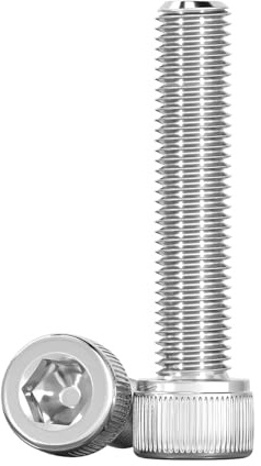 Drenky 50 Pezzi M4 X 35 mm Viti a Testa Cilindrica Norma DIN 912 / ISO 4762 Filettatura Completa Bullone Meccanico in Acciaio Inox A2 V2A Antiruggine Bulloni a Brugola