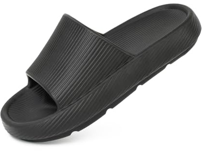 XUNBAI Chaussons Cloud Shoes pour femmes et hommes - Chaussons de bain légers en EVA avec semelle souple, antidérapants, motif nuage, pour la salle de bain, le sauna et l'intérieur.