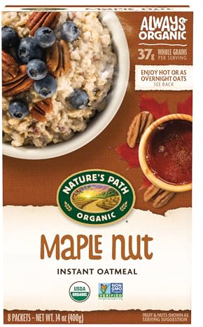 Nature's Path Maple Nut Oatmeal Pouch (6x8x1.75Oz)