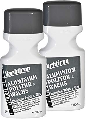 YACHTICON Aluminium Politur & Wachs 1 Liter - 2 Flaschen 500ml