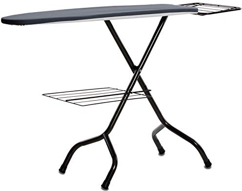Lelit PA113 Bügeltisch mit Support für die Bügelstation – Halterung für die Kleidung, Bemaltes Metall, 120x37cm