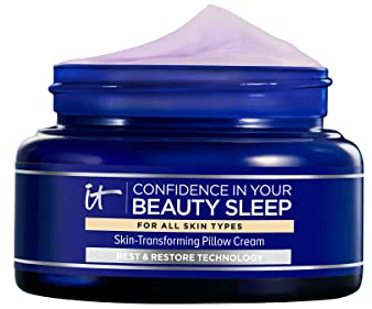 IT Cosmetics Confidence in Your Beauty Sleep - Nachtcreme - Verbessert sichtbar feine Linien, Falten, Trockenheit, Mattheit & Festigkeitsverlust - Mit Hyaluronsäure - 60 ml