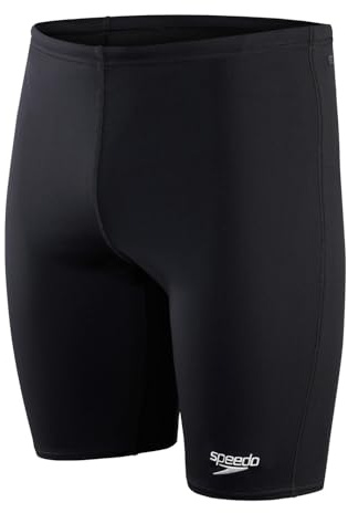 Speedo Hombre Traje de baño Jammer Eco Endurance+ | Resistente al Cloro | Tejido Reciclado | Ajuste cómodo | Entrenamiento de natación | Fitness Black 28