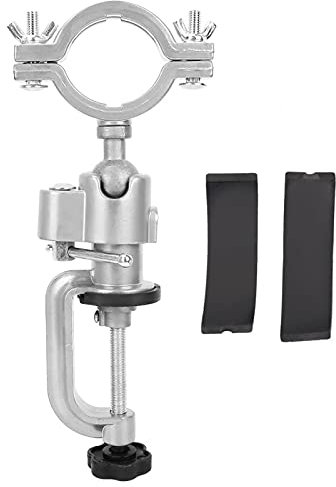 Soporte para amoladora con abrazadera para banco, rotación de 360 ​​°, soporte para taladro eléctrico, soporte para amoladora, abrazadera para banco