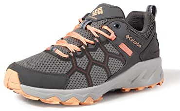 Columbia Peakfreak 2 Zapatillas De Senderismo Y Trekking para Mujer, Gris (Ti Grey Steel x Lychee), 42 EU