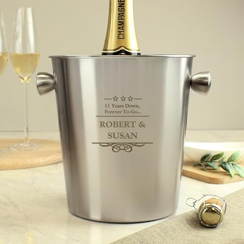 Custom Personalised Decorative Stainless Steel Ice Bucket