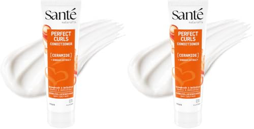 SANTE Naturkosmetik Deep Repair Acondicionador Squalan + 3 capas de proteínas, acondicionador vegano e hidratante para cabello suave, cuidado para cabello seco y dañado, 150 ml (Paquete de 2)