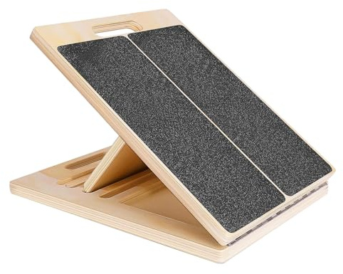 Planche Stretching Mollets - Étireur Réglable Supportant 159 kg | Planche Inclinée Pliable | Pour Adultes, Séance D'Entraînement À La Maison, Étirement Du Mollet, De La Cheville, Du Genou Et