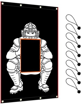 Baseballnät för bakstopp Väderbeständig modell med Catcher