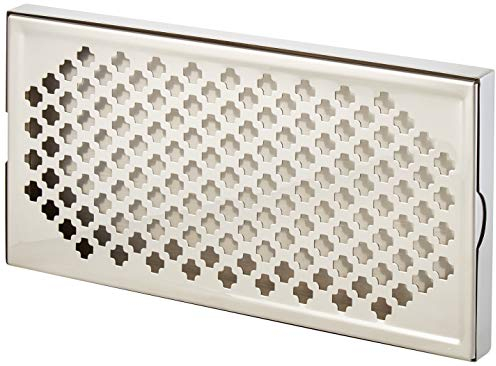 Beaumont Stainless Steel Drinks Drip Tray, Silver, Size: 23(H) x 306(W) x 161(D)mm, Back Bar Drip Tray, Removable Drainer Plate, Professional Barware, Pub Bar Accessory for Catching Drips, D825
