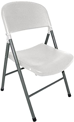 Bolero Foldaway Utility Chair Steel White Functions Buffets 810X490X500mm 2pc