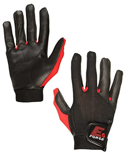 E-Force Weapon Racquetball Glove (Black/Red)-RXL