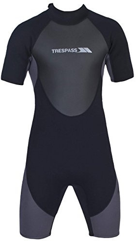 Trespass Scuba Herren 3mm Nassanzug, kurz (Small) (Schwarz)