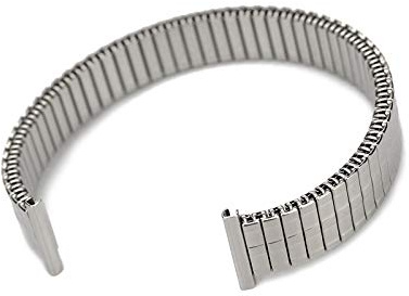 Rowi 14 mm Fixoflex S dragband L316 rostfritt stål klockband Made in Germany origanalförpackad
