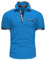 GLESTORE Poloshirt Herren Kurzarm Golf Polo T Shirt Casual Polohemd Sport Atmungsaktiv Polos Blau M
