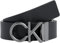 Calvin Klein Herren Gürtel Saffiano aus Leder, Schwarz (Ck Black Saffiano), 95 cm