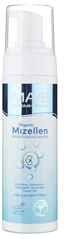 Mave Mizellen Reinigungsschaum 200 ml: Sanfte, Tiefenwirksame Reinigung mit Anti-Aging & Feuchtigkeitspflege für Alle Hauttypen