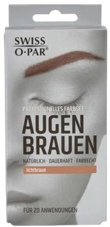 Swiss O-Par Augenbrauenfarbe Set lichtbraun