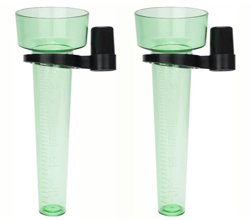 Regenmesser, Niederschlagsmesser, Regenwassermesse, Niederschlagsmesser für Garten, Outdoor Regenmesser, Garten Regenmesser Kunststoff, Regenmesser für Garten, für Hof, Deck, Rasen, Landschaft