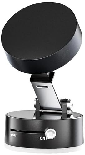 Casbomy Soporte magnético giratorio de 360° para teléfono móvil, espejo de vidrio al vacío, soporte portátil