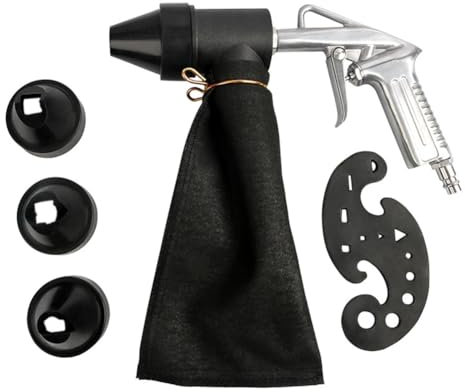Junterone Pneumatic Sandblasting Tool Kit Sand Blasting Machine Set Versatile Sandblaster Handheld Polishing Machine Rust Remover