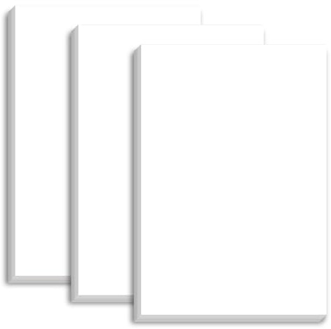 (3-Pack) Premium Printer Paper, A4 (8.3x 11.7) Blank Copy Paper, Unpunched, Blank Copy Paper, 28lb Bond/100gsm, 150 Sheets/300 Pages