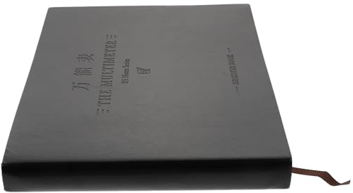 SUPVOX Libro de Contabilidad Multifuncional Portátil 320 Páginas Formato Apaisado Negro Cuaderno de Formularios Papel para Registro Diario y Gestión Financiera