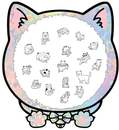 Puzzles Animaux pour Adultes – 135 pièces, Jouet en Forme de Chat encadré, Puzzle en Bois pour, décoration de Table | Garçons, Filles, Jeunes, Personnes âgées, activité d'apprentissage préscol