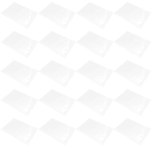DECHOUS 40piezas Álbum de Sellos Páginas Transparentes Individuales sin Adhesivo Almacenamiento Flexible para Coleccionistas Protección contra Humedad y Daños de Unidades