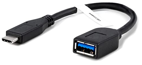 Plugable USB C to USB Adapter Cable with Driverless Technology, Enables Connection of USB Type C Laptop, Tablet, or Phone to a USB 3.0 Device (8 inch / 20 cm)