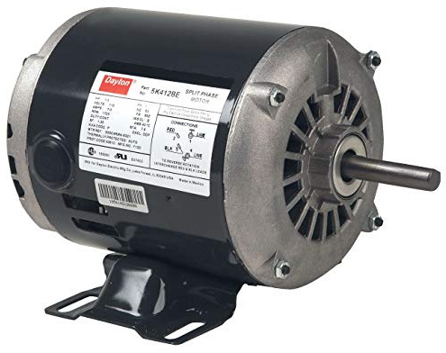 Dayton 1/4 HP General Purpose Motor,Split-Phase,1725 Nameplate RPM,Voltage 115,Frame 56Z