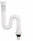 Sifone Lavabo Bagno,Tubo di Scarico Flessibile,Scarico Lavandino Bagno,Tubo Scarico Lavandino,Tubo di Scarico a Sifonato Plastica,Scarico da Cucina Lavello Universale,Allungabile da 320-780 mm