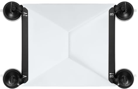 2st Sugkoppsfäste Kompatibel med Starlink Mini, Bilfäste Soltaks Sugfäste för Bilfönster Husbilar Flygplan Tillbehör till Starlink