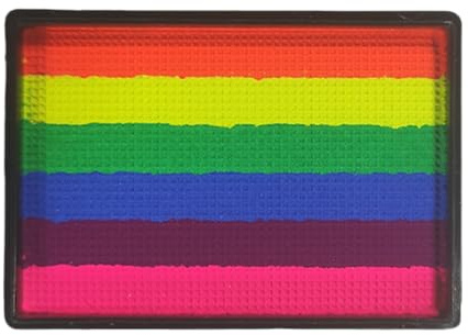 Face Paint Palette, Colors Face And Body Paint Palette With 2 Brushes, Rainbow Body Painting, With Vibrant 6 Color, Safe And Non Toxic Material, 50g, For Kids & Adults