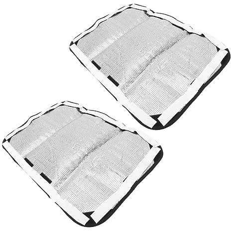 Ciieeo 2pièces Cache-fenêtre Camping Pour Portes Et Fenêtres De Camping-car Protection Solaire Uv Occultante Écran Intimité Et Pratique Facile à Stocker Ventilation Optimisée