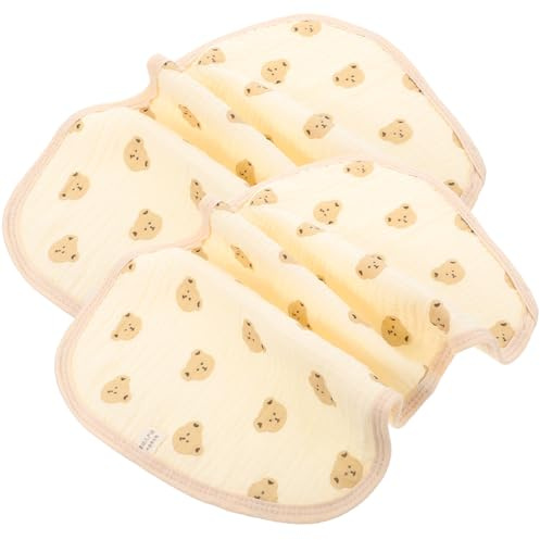Tofficu Toallas para Eructar para Bebés de Algodón 2 Piezas Suaves y Lavables Paños para Eructar Hombro Protección Cómoda para Recién Nacidos