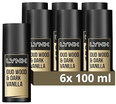 Lynx Signature Oud Wood & Dark Vanilla Daily Fragrance gives you a memorable touch style-refining pump spray 6x 100 ml