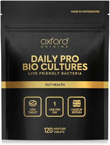 Award Winning Micro Probiotics for Gut Health | Made in The UK | One-a-Day Micro Probiotics for Women & Men | Gut Health Supplements to Support IBS, Bloating & Gas | 4-Month Supply - 120 Mini Tablets