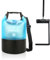 Dry Bag Wasserdichte Tasche 5L Blau Wasserdicht Rucksack mit Wasserfester Handytasche und Kompass Verstellbarer Schultergurt Waterproof Backpack für Kajak Fahren, Wandern, Camping, mehr