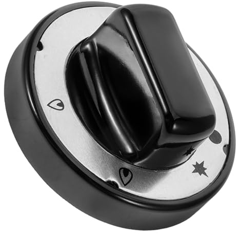 Manopola Forno Resistente Al Calore 70Mm Nero Per Controllo Gas Cucina Professionale Compatibile Con Valvole Bruciatore