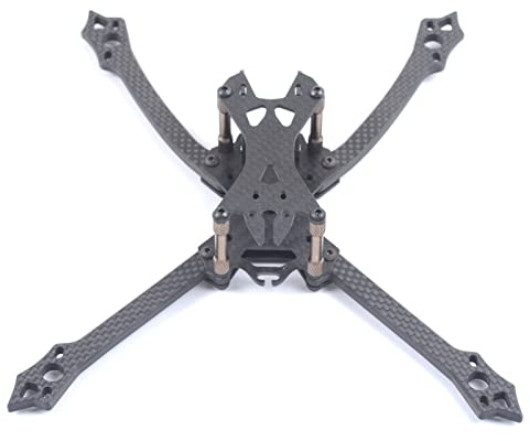 Qklyxr Kit de cadre quadricoptère RC 221 mm 5 Bras 6 en fibre carbone Drone course Kit de mise à niveau pour drone de course FPV