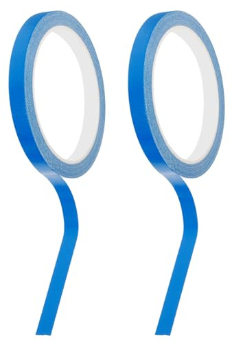 CORHAD Nastro Autoadesivo Protettivo per Bordi Racchette da Ping Pong e Pickleball, 2 Pezzi da 10 M X 1 CM, Colore Blu, Accessorio per Protezione Telaio per Allenamento e Gioco