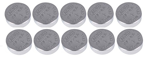 10 x 1,55 V Knopfzelle Uhrenbatterie AG10 AG-10 LR1130S LR1130W