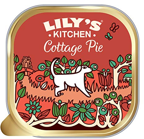 Lily's Kitchen Cottage Pie with Carrots and Peas Wet Food for Dogs, 150 g, Pack of 10