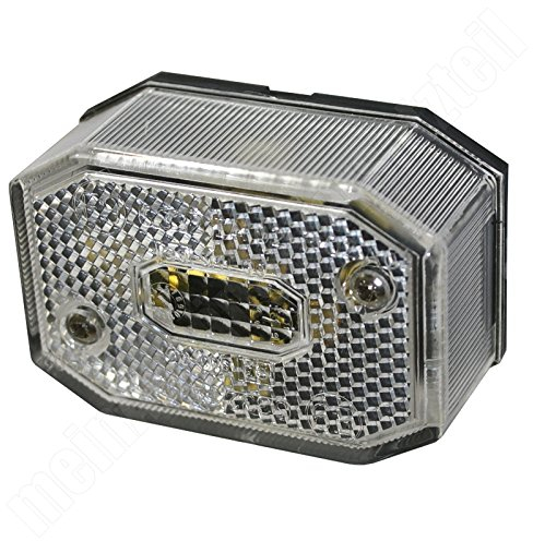 meinAnhängerersatzteil Aspöck Flexipoint I 1 Begrenzungsleuchte Positionsleuchte weiss 21-6512-007