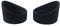 Powertool Okularabdeckung, 2 Stück/Set, Gummi-Augenmuscheln, Zylinder-Okular-Augenschutz für biologisches Stereo-Mikroskop-Teleskop (abgeschrägter Winkel 36 mm)