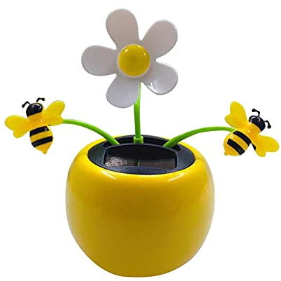 Luckxing Wackelfigur Blume, 1 Stück Solar Tanzende Blume Solarblume Wackelfigur Solar Tanzende Blume Solarblume Wackelfigur Wackelblume Solar Solarbetriebene Wackelblume Für Auto Haus Oder Büro