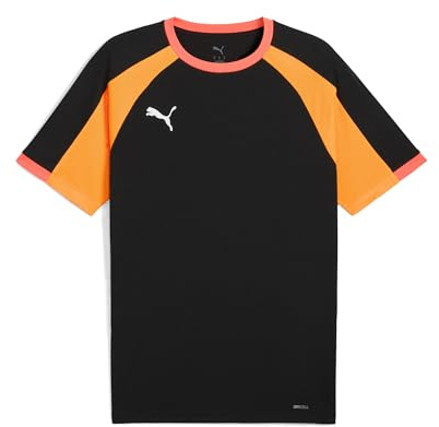 Puma IndividualLIGA Jersey, T-Shirts Homme, Puma Black-Heat Fire,
