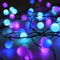 Qbis Premium Berry Cluster Lights, 240 Pastel Berry Lights, Blue, Purple and Turquoise cluster lights, static Cluster Christmas lights plug in fairy lights ideal as Christmas tree lights on black wire