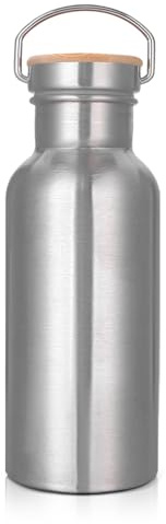 Borraccia Termica 500 ml, Bottiglia Termica Senza Perdite, Bottiglia in Acciaio Inox, Sottovuoto a Doppia Parete, Senza BPA, per bevande calde e fredde, per Palestra, Sport, Bici